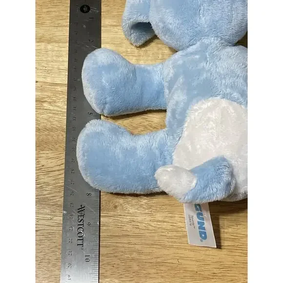 Gund Puppy Spunky Blue Dog 11" Floppy Plush Stuffed Animal Baby Toy Stuffy Lovey - Picture 5 of 5